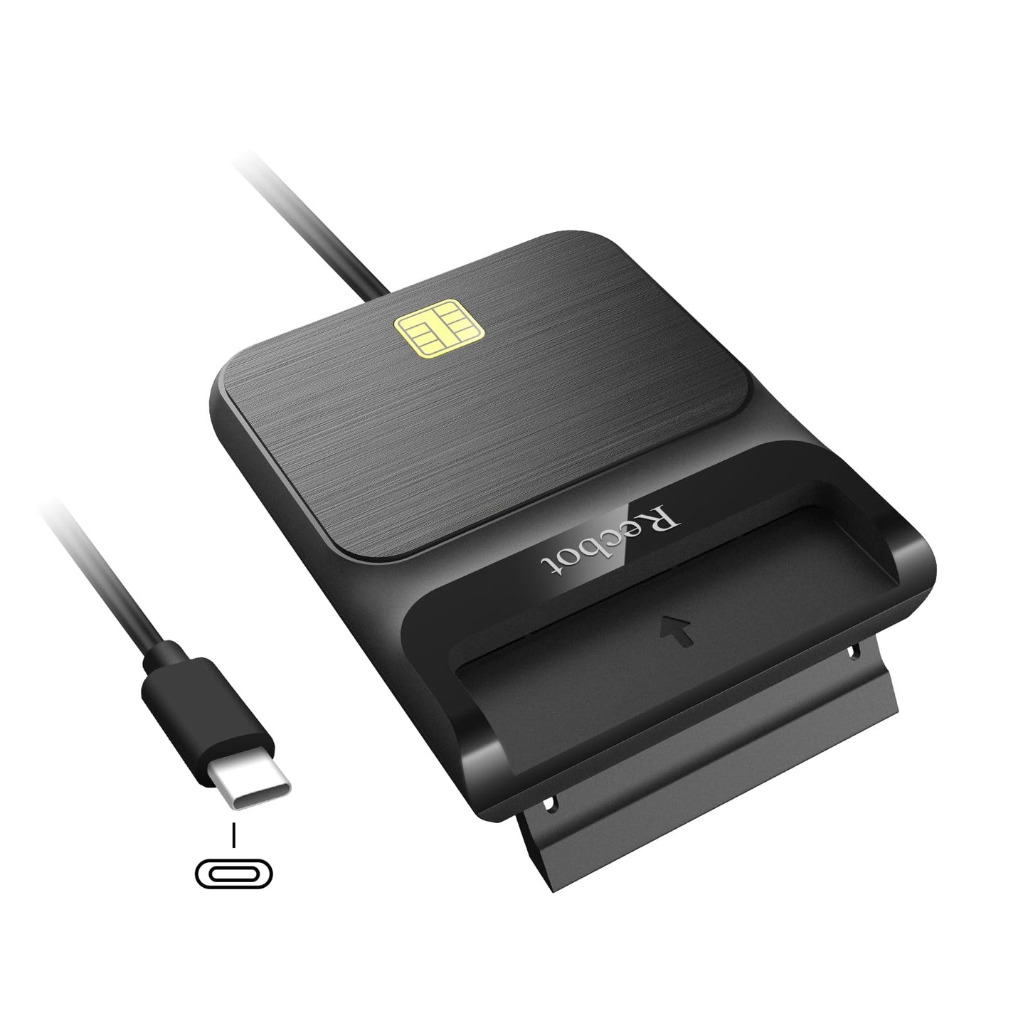 Recbot CAC Reader USB C, CAC Reader Military USB C, DOD Military USB C Common Access CAC Card Reader Military, Compatible with Windows, Mac OS and Linux